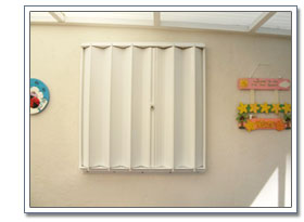 Storm Protection - Accordion Shutters